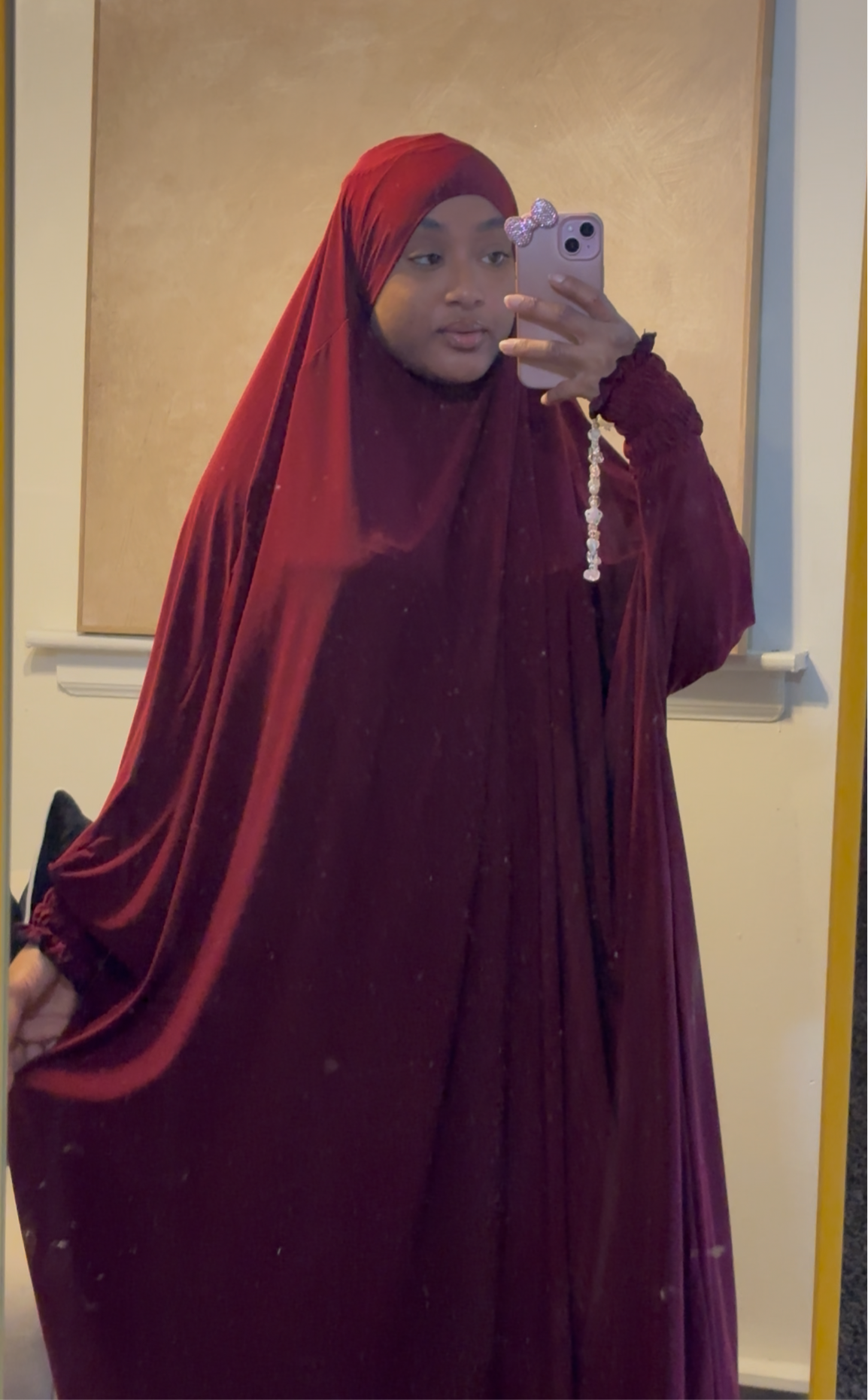 Jilbab w/ ruffle sleeves