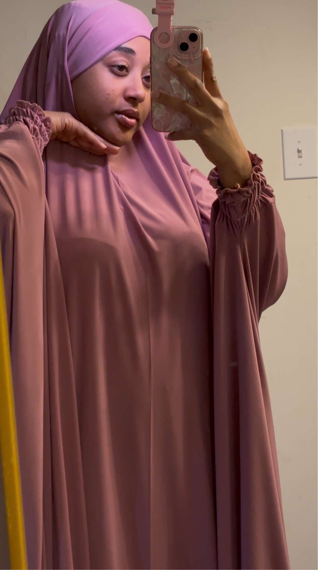 Jilbab w/ ruffle sleeves